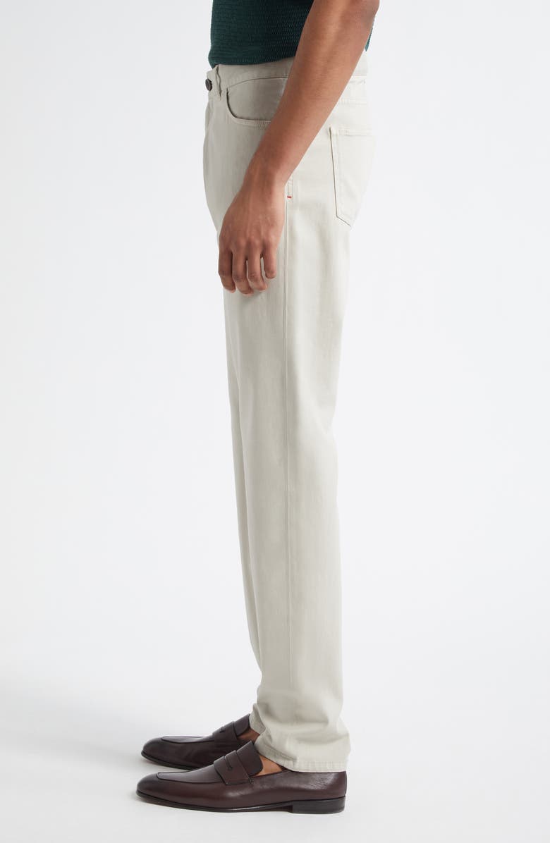 ISAIA Five-Pocket Slim Fit Chinos, Alternate, color, Light Brown 381