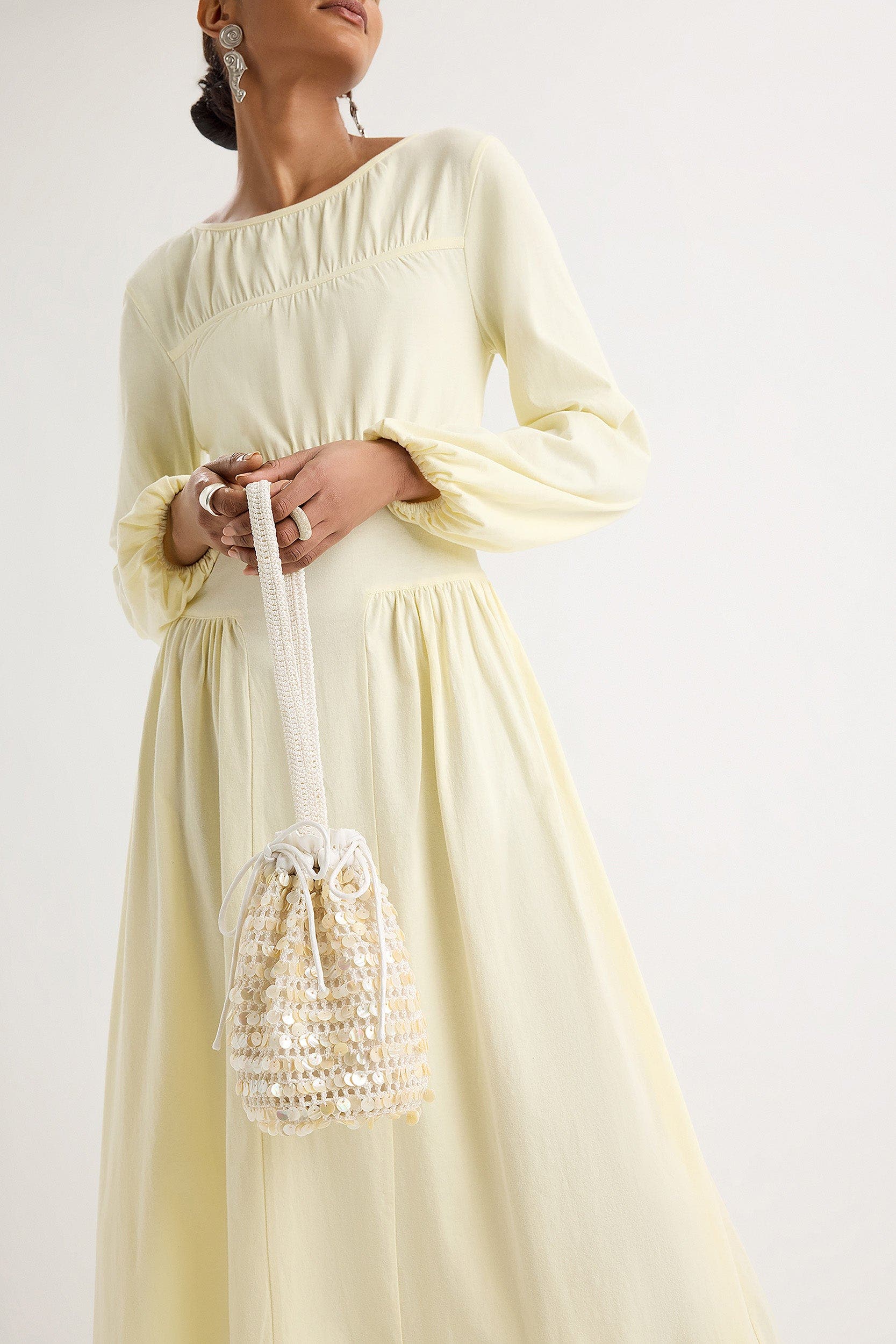 Lyra Shell Bag, Alternate, color, Ivory