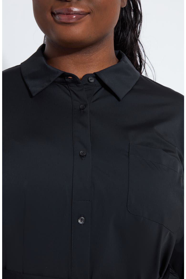 Schiffer Shirtdress, Alternate, color, BLACK