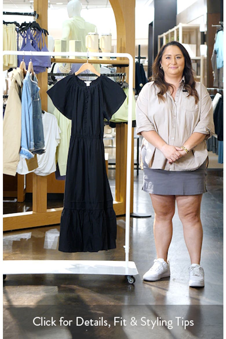 Front Button Midi Dress video