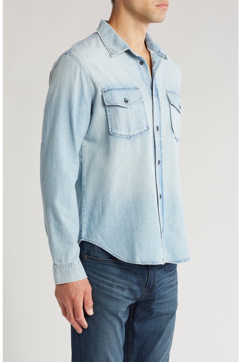 Cairo Denim Utility Shirt, Alternate, color, TEMPO MD/LT IN