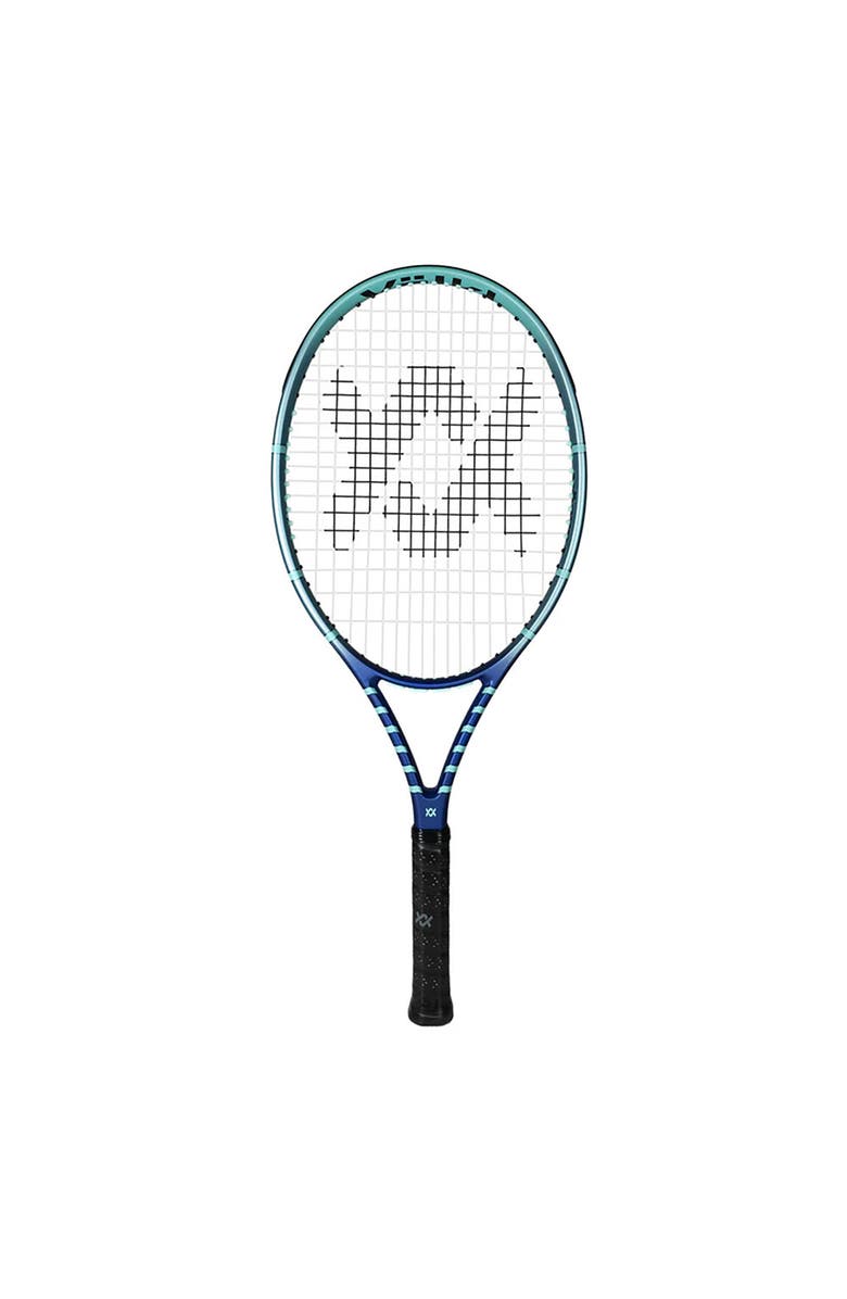 Volkl VOSTRA V1 OS Unstrung Tennis Racquet, Main, color, Blue