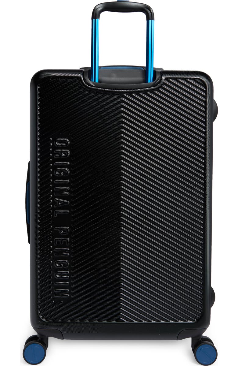 Original Penguin Harrison Hardside Checked Luggage, Alternate, color, Black / Blue