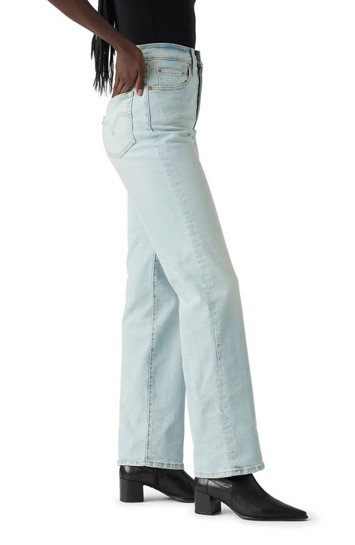 Levi's Ribcage High Waist Straight Leg Jeans In Blue