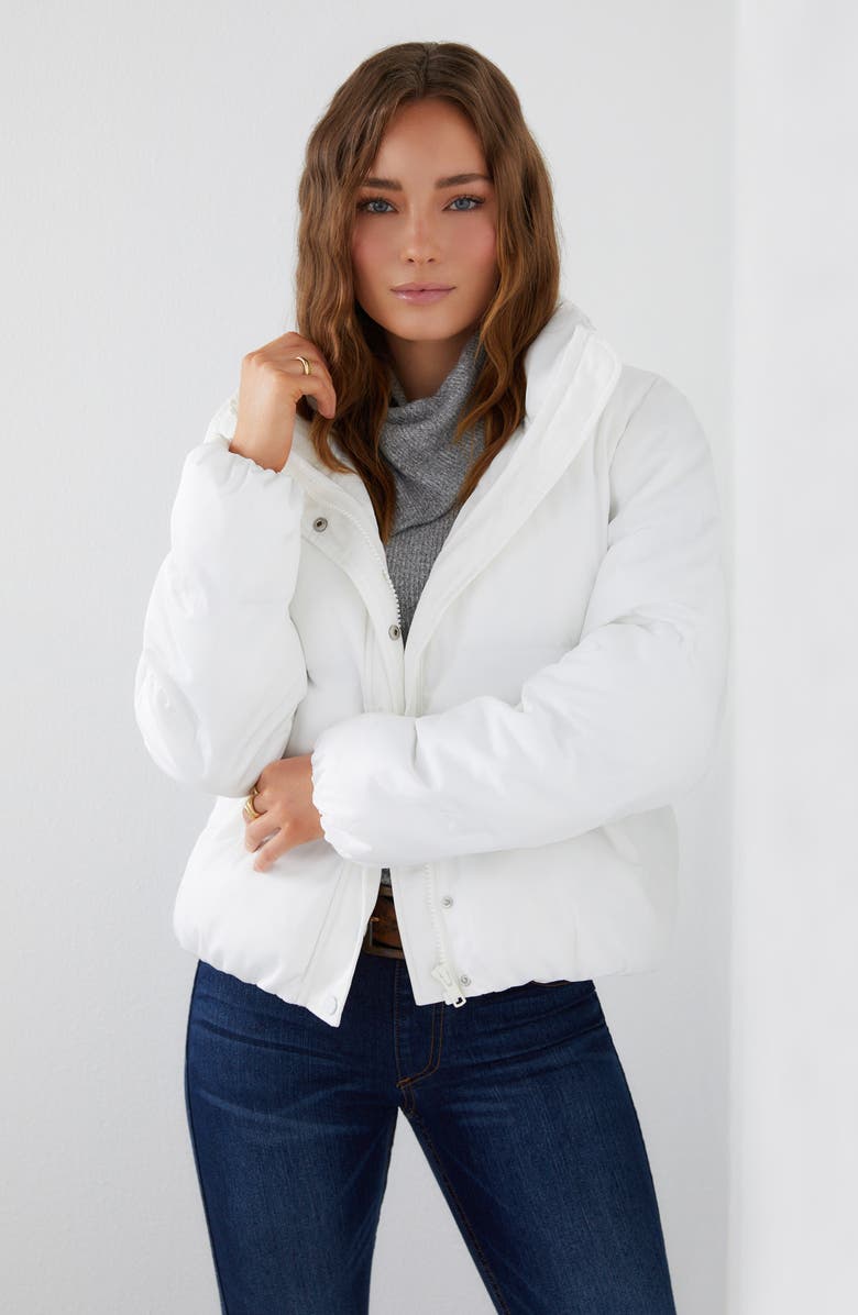 Karen Kane Down Puffer Jacket, Alternate, color, 