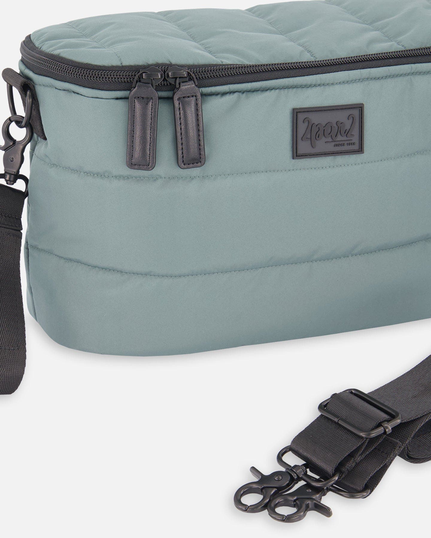 Deux par Deux Mini Diaper Bag, Alternate, color, Forest Green