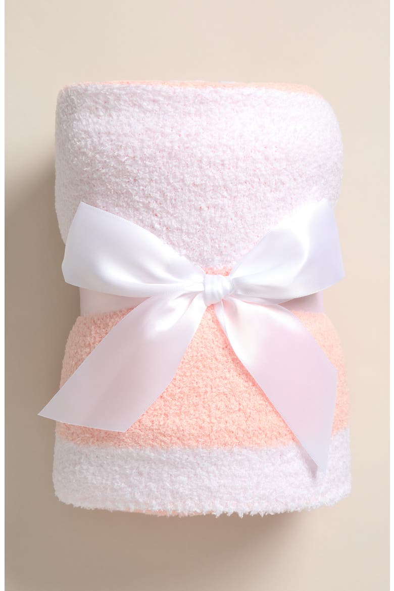 Print So Soft Chenille Blanket, Alternate, color, PINK HEAVEN CABANA STRIPE