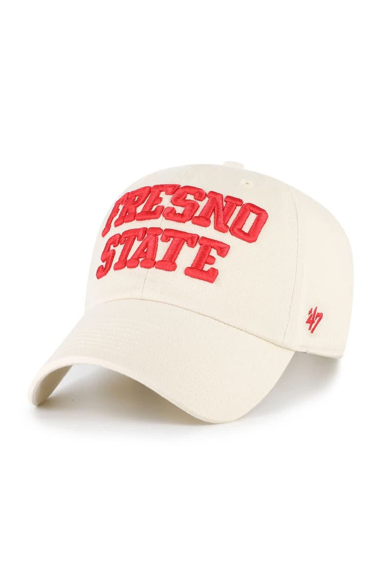 '47 Men's '47 Sand Fresno State Bulldogs Clean Up Adjustable Hat, Main, color, Sand