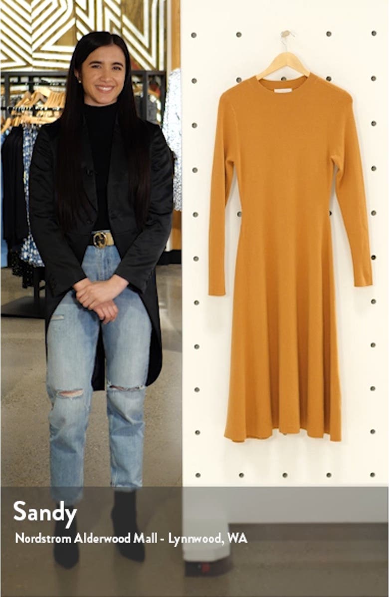 Long Sleeve Sweater Dress, sales video thumbnail