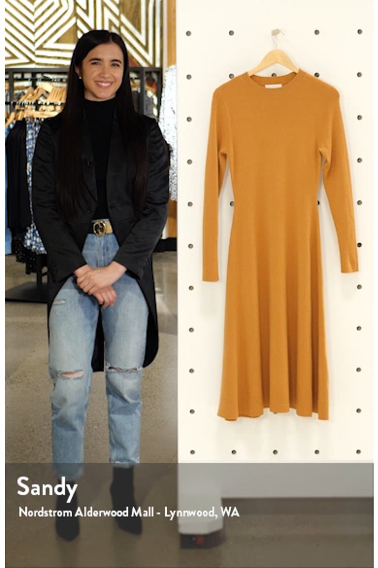 Long Sleeve Sweater Dress video