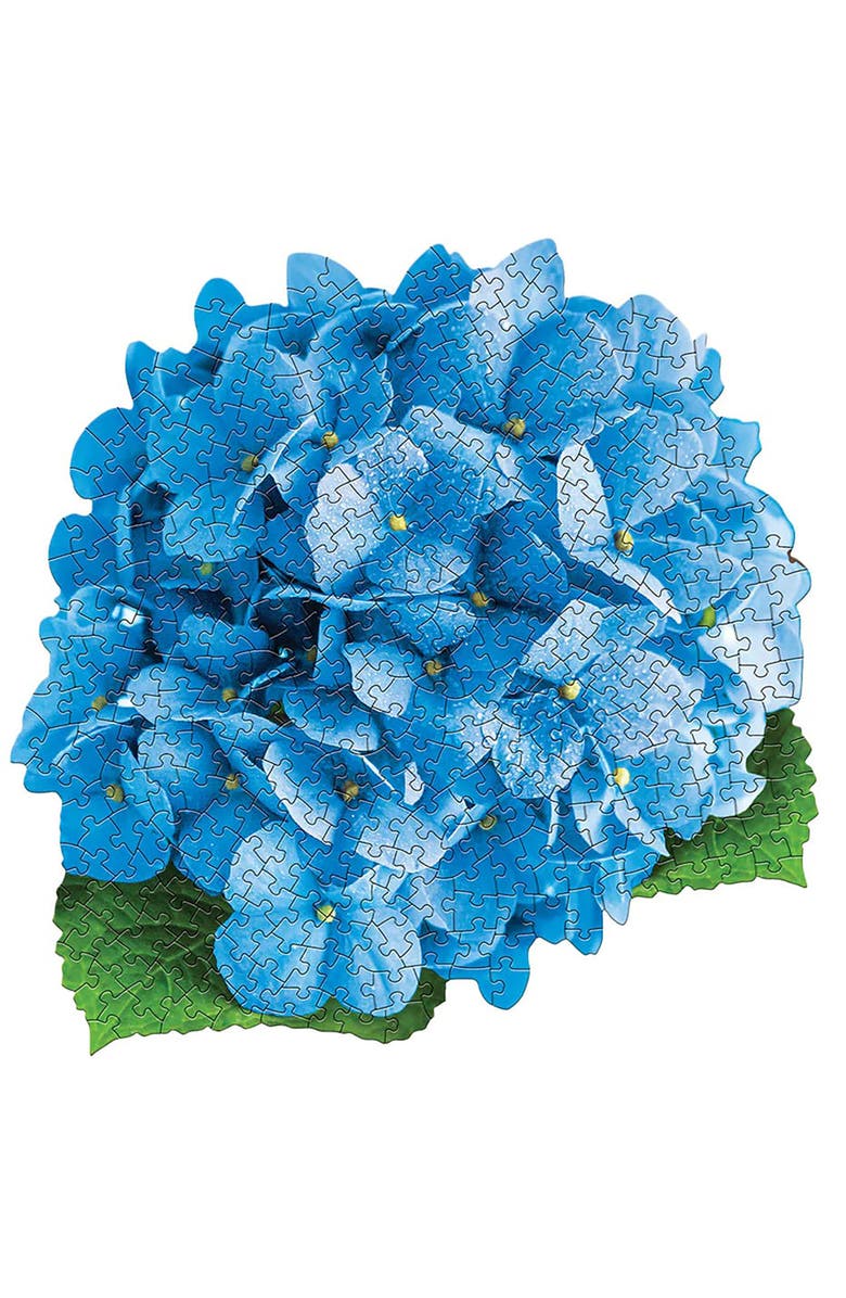 Madd Capp I Am Hydrangea 350 Piece Puzzle Floral Shaped Jigsaw, 22 X 22, Alternate, color, Multicolored