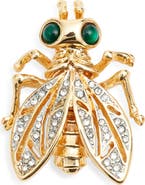 Kenneth Jay Lane Crystal Bee Brooch