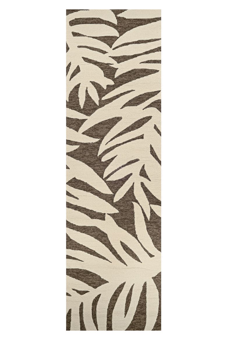 Palms Indoor/Outdoor Rug, Alternate, color, MOCHA