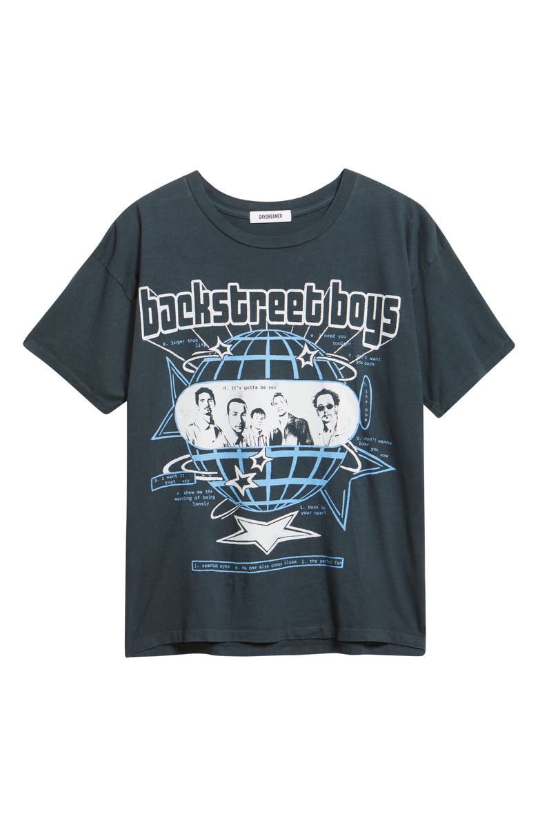 Daydreamer Backstreet Boys Into the Mille Cotton Graphic T-Shirt, Alternate, color, Vintage Black