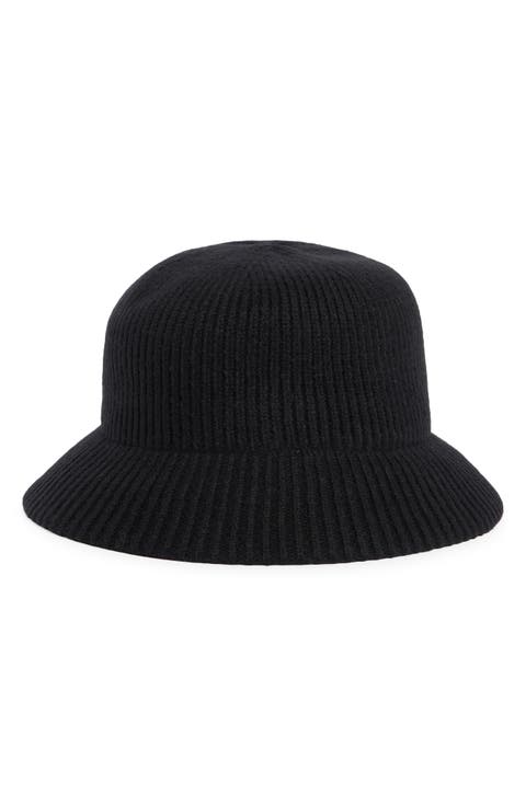Ribbed Knit Melton Cloche