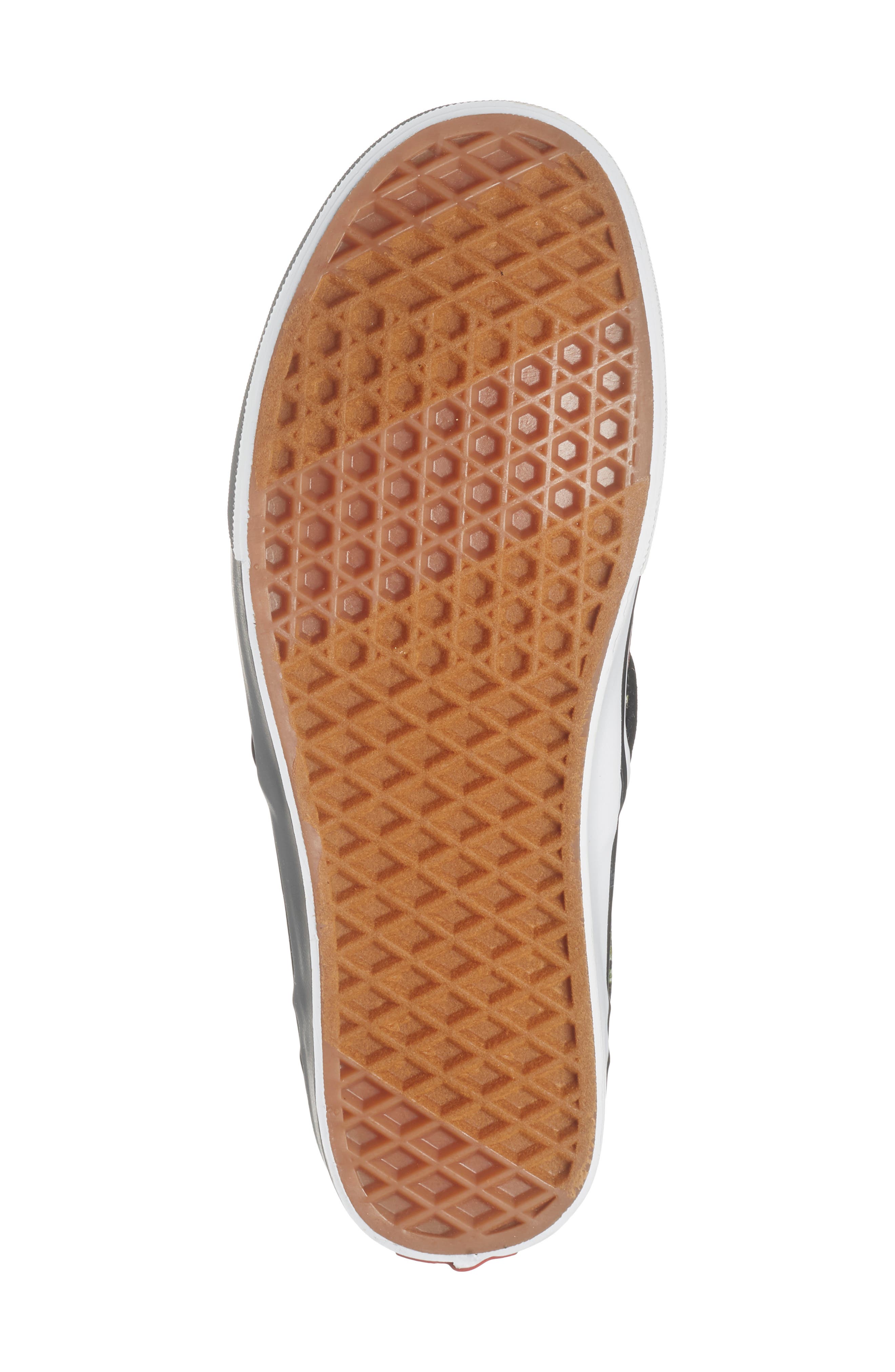 Vans Asher Floral Slip-On Sneaker, Alternate, color, Dark Floral Black