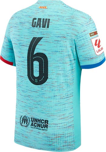 Nike Men's Nike Gavi Aqua Barcelona 2023/24 Third Authentic