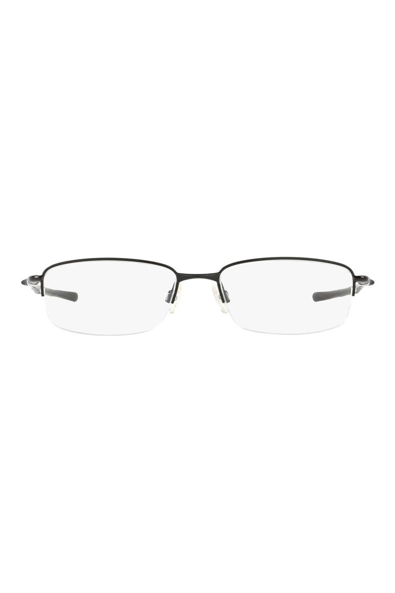 Clubhouse 52mm Semi Rimless Optical Glasses, Main, color, BLACK