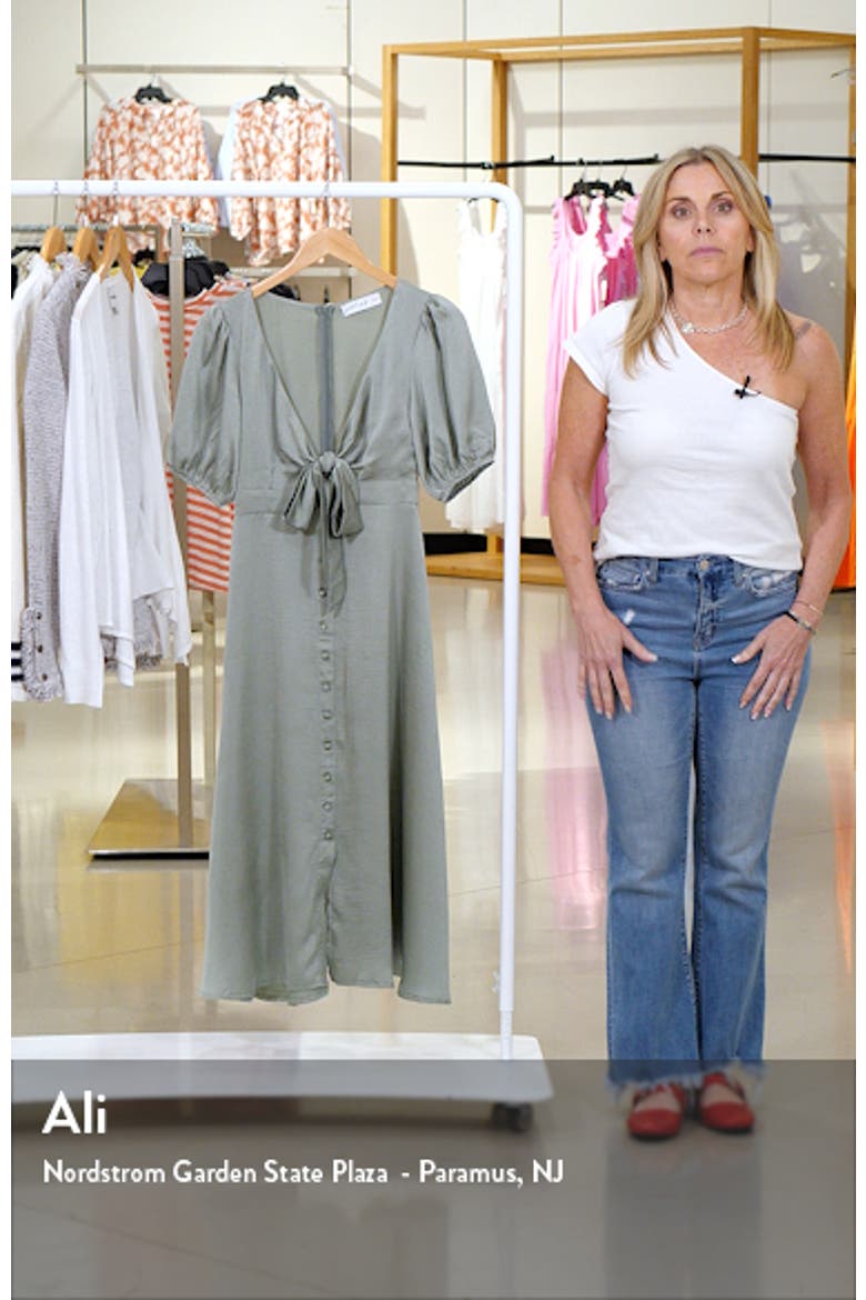 Piper Button Front Midi Dress video