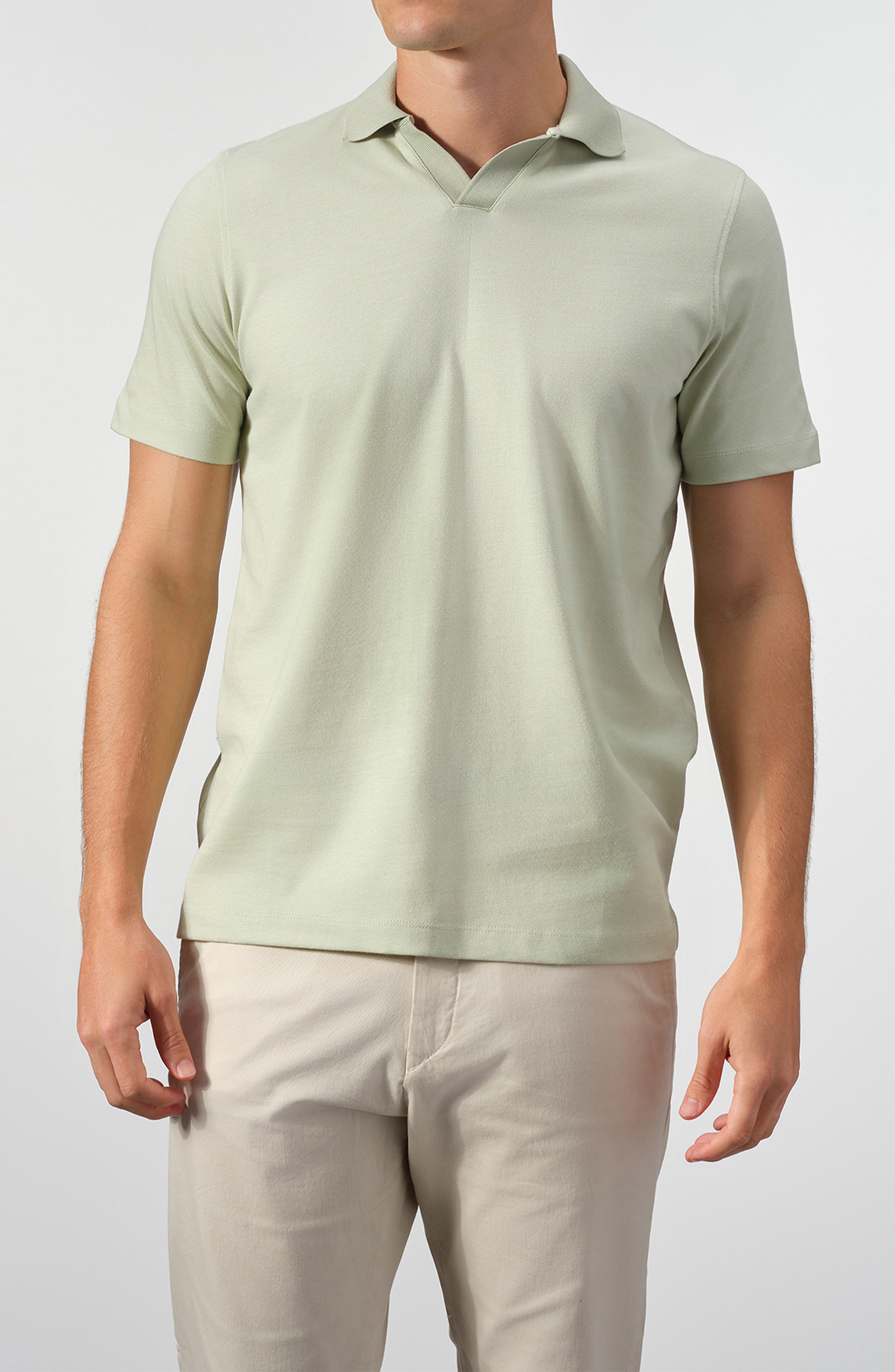 STUDIO GARNET LOS ANGELES Cotton Knit Polo