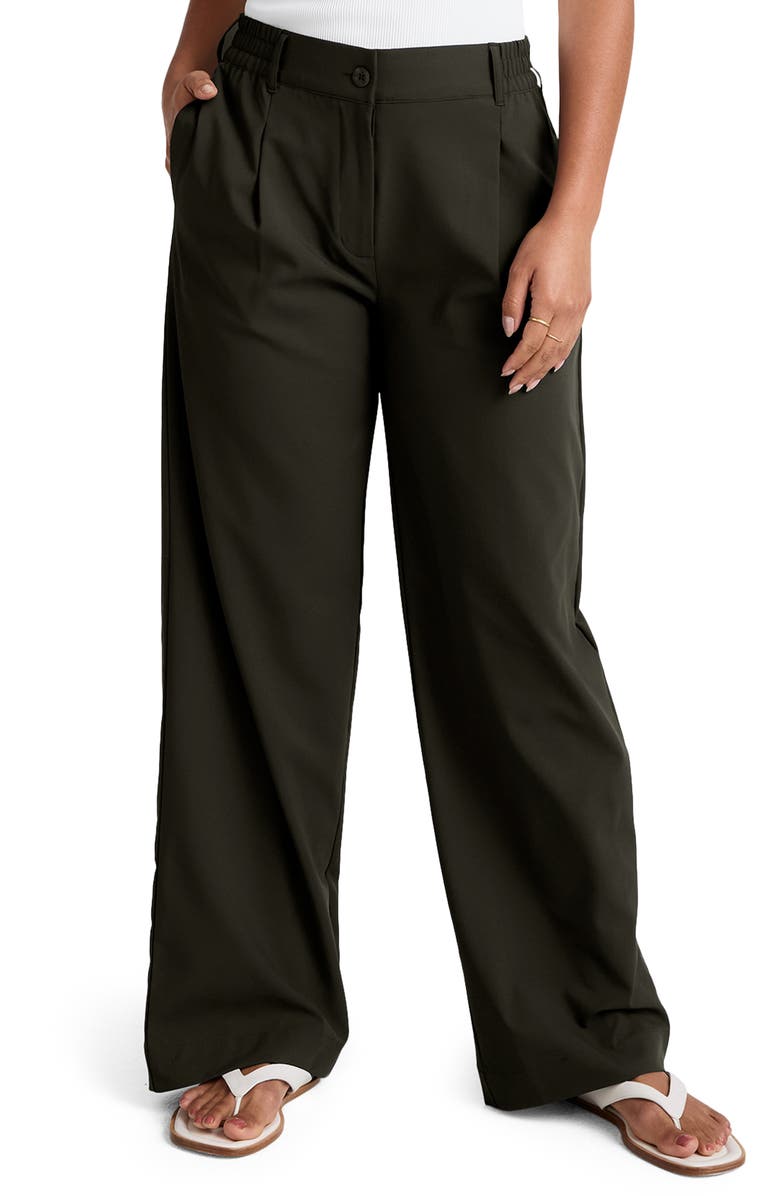 Beyond Yoga Status Trousers, Main, color, Olive Ink