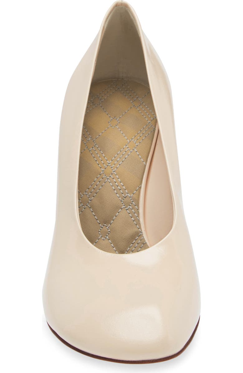 Burberry Rounded Toe Pump, Alternate, color, Ivory