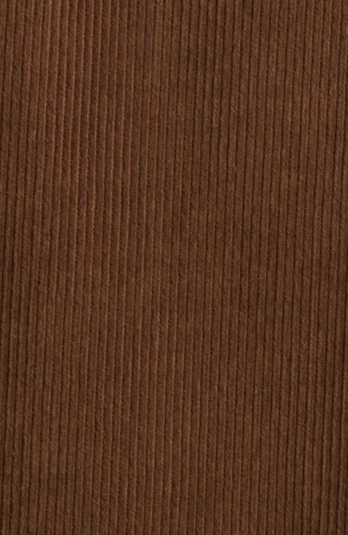 Service Works Organic Cotton Corduroy Button-up Chore Coat In Brown