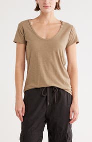 James Perse Deep V-Neck T-Shirt