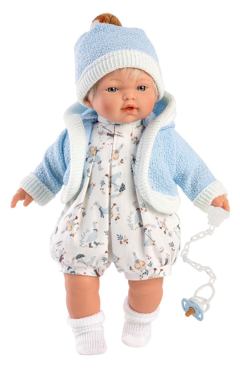 Llorens Henry 13-Inch Soft Body Crying Baby Doll, Main, color, 