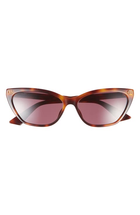 58mm Cat Eye Sunglasses