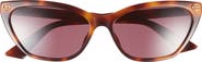 Gucci 58mm Cat Eye Sunglasses