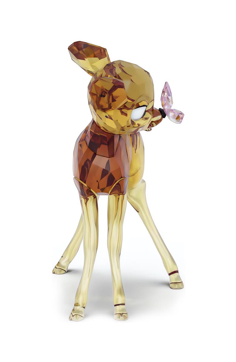 Swarovski x Disney 'Bambi' Crystal Figurine, Alternate, color, Light Amber