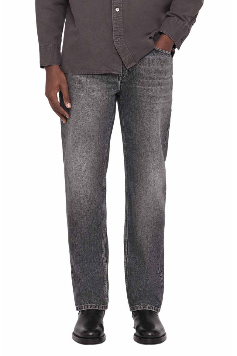 Straight Leg Jeans, Main, color, WASHED GREY