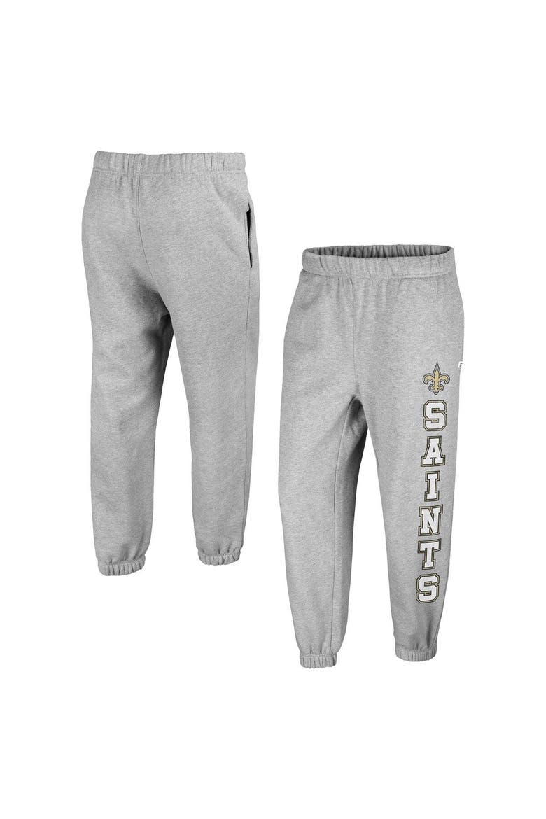 Women's '47 Gray New Orleans Saints Double Pro Harper Jogger Sweatpants, Main, color, Gray