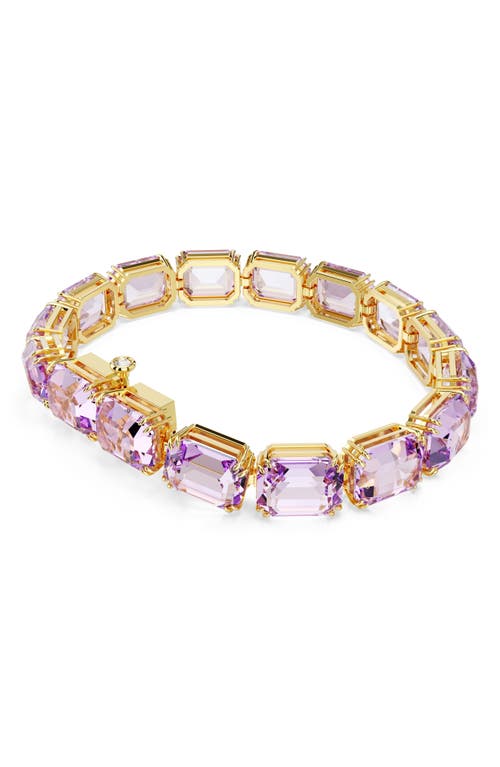 Swarovski Millenia Crystal Bracelet In Purple