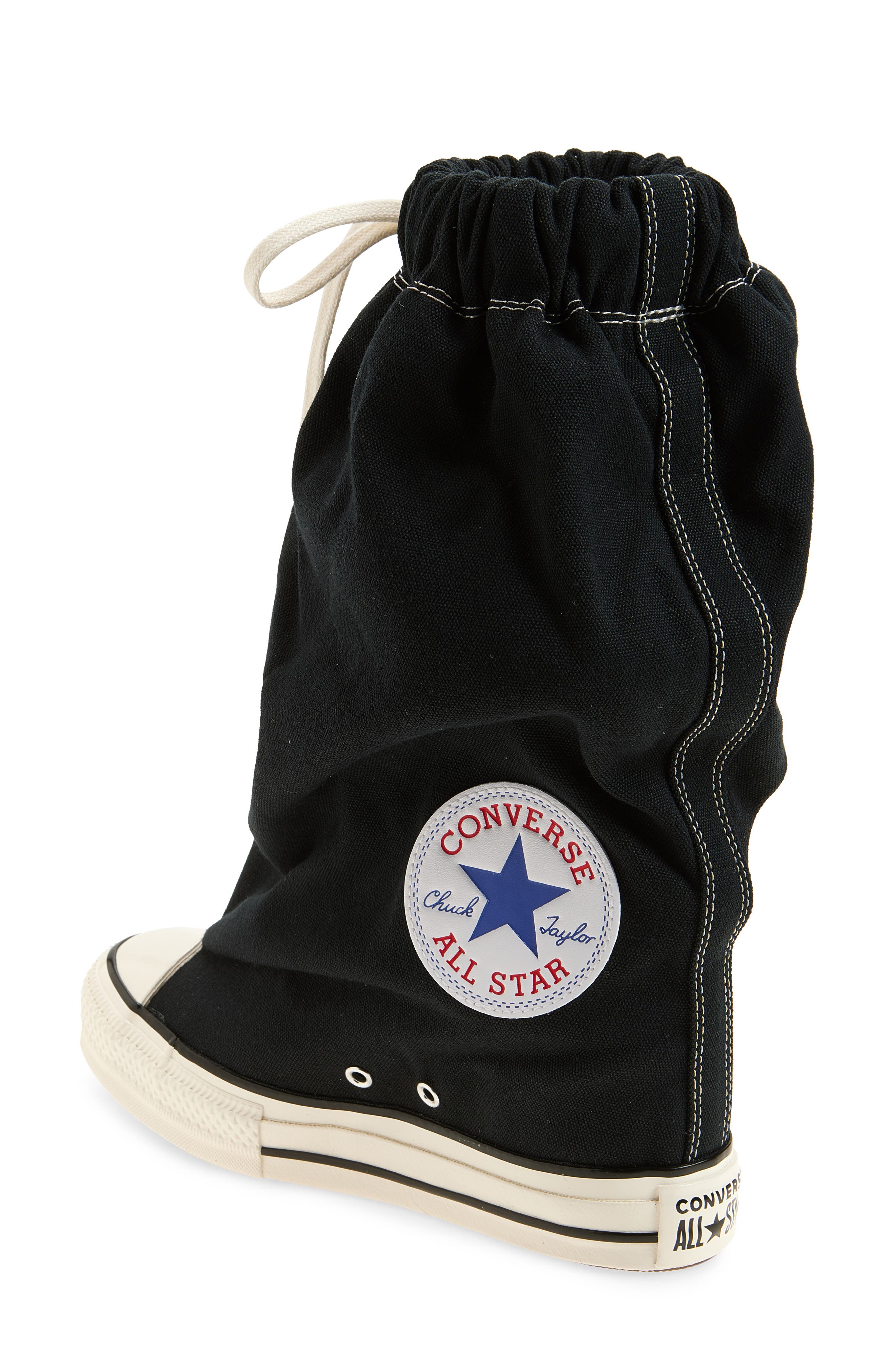 Vaquera x Converse Gender Inclusive Canvas Knee High Slouch Boot, Alternate, color, 
