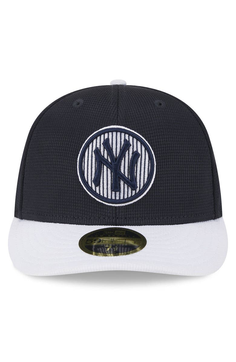New Era Men's New Era Navy New York Yankees 2024 Batting Practice Low Profile 59FIFTY Fitted Hat, Alternate, color, Navy