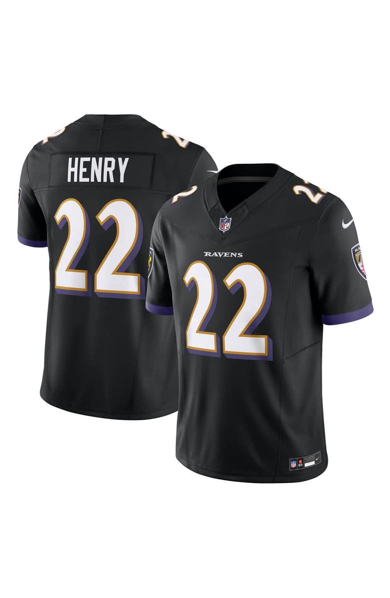 Nike Men's Nike Derrick Henry Black Baltimore Ravens Vapor F.U.S.E. Limited Jersey, Alternate, color, Black