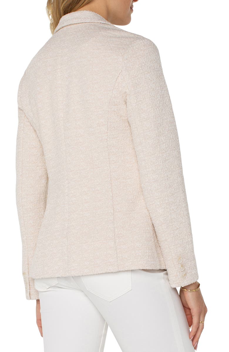 Liverpool Los Angeles Fitted Bouclé Blazer, Alternate, color, 