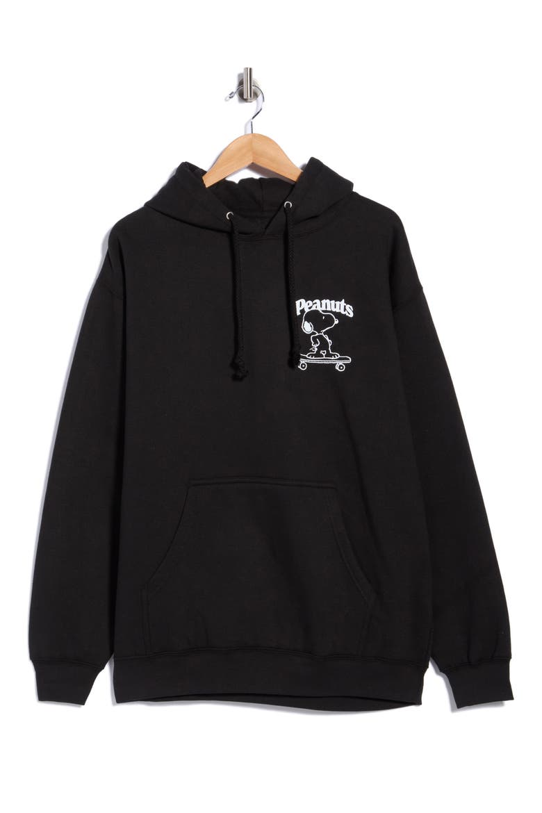 Peanuts® Skate Service Hoodie, Alternate, color, BLACK