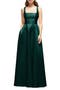 Sleeveless Satin Gown