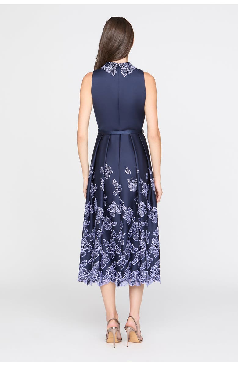 Theia Merisel Sleeveless Shirt Dress, Alternate, color, Navy / Deep Periwinkle