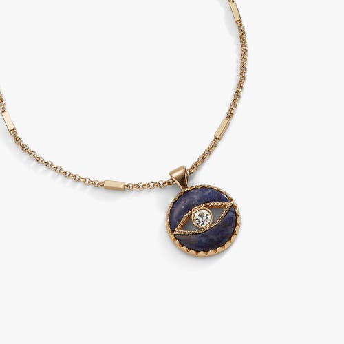 Alex And Ani Evil Eye Necklace In Gold