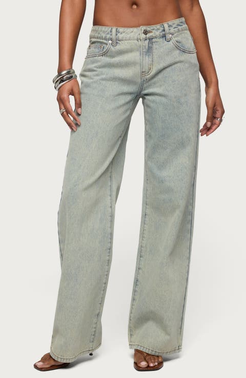 Magda Acid Wash Wide Leg Jeans