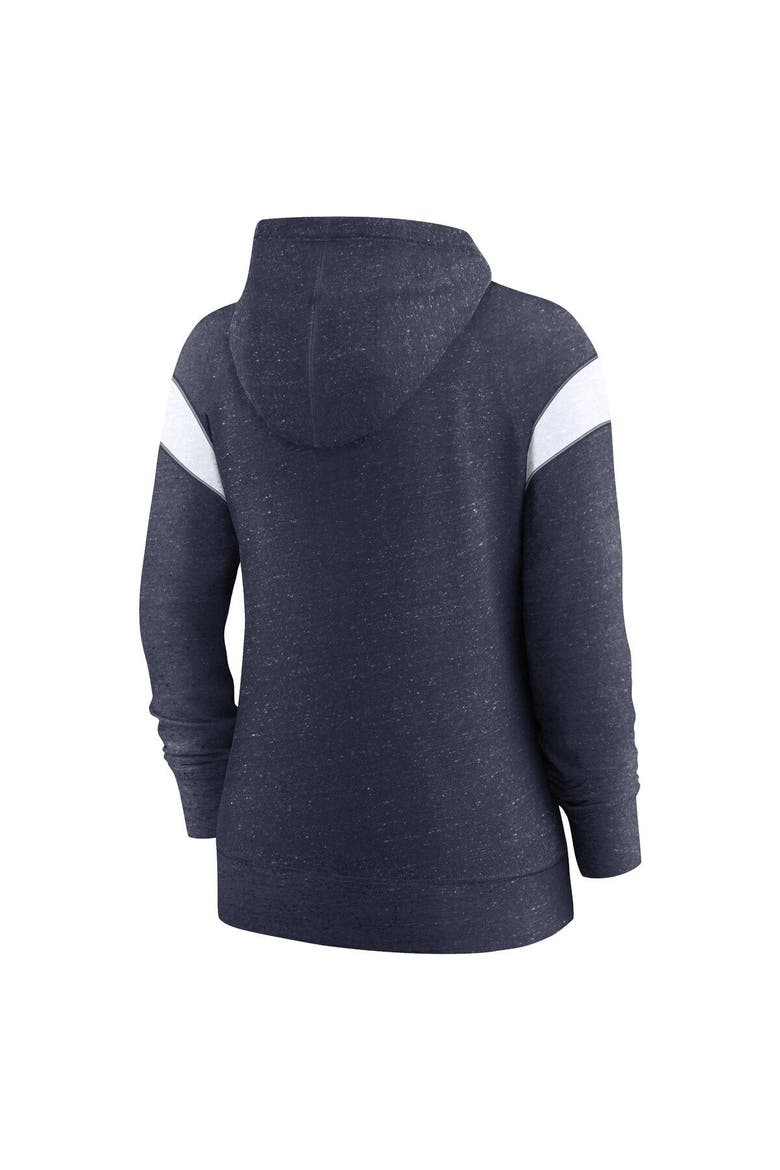 Women's Nike Navy/White New England Patriots Monaco Lightweight Full-Zip Hoodie, Alternate, color, Navy