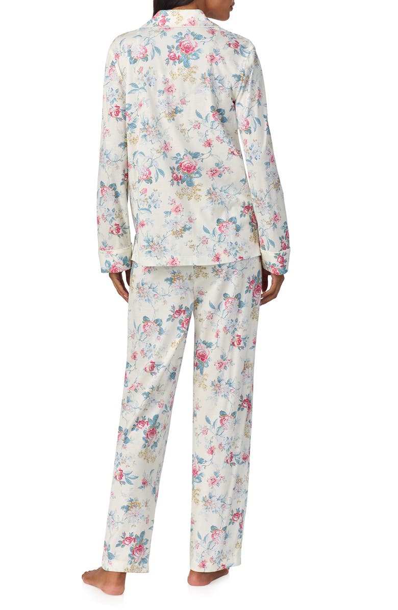 Lauren Ralph Lauren Print Cotton Blend Pajamas, Alternate, color, 