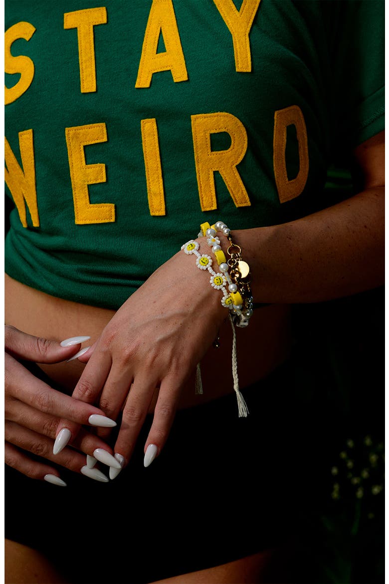 Here Comes Sunshine Bracelet, Alternate, color, White