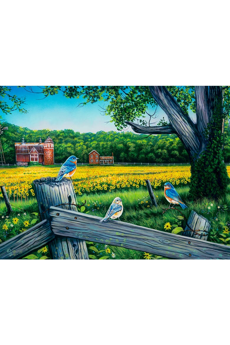 Sunflower Valley Blues 500 piece Jigsaw Puzzle for Adults, Alternate, color, Multicolor