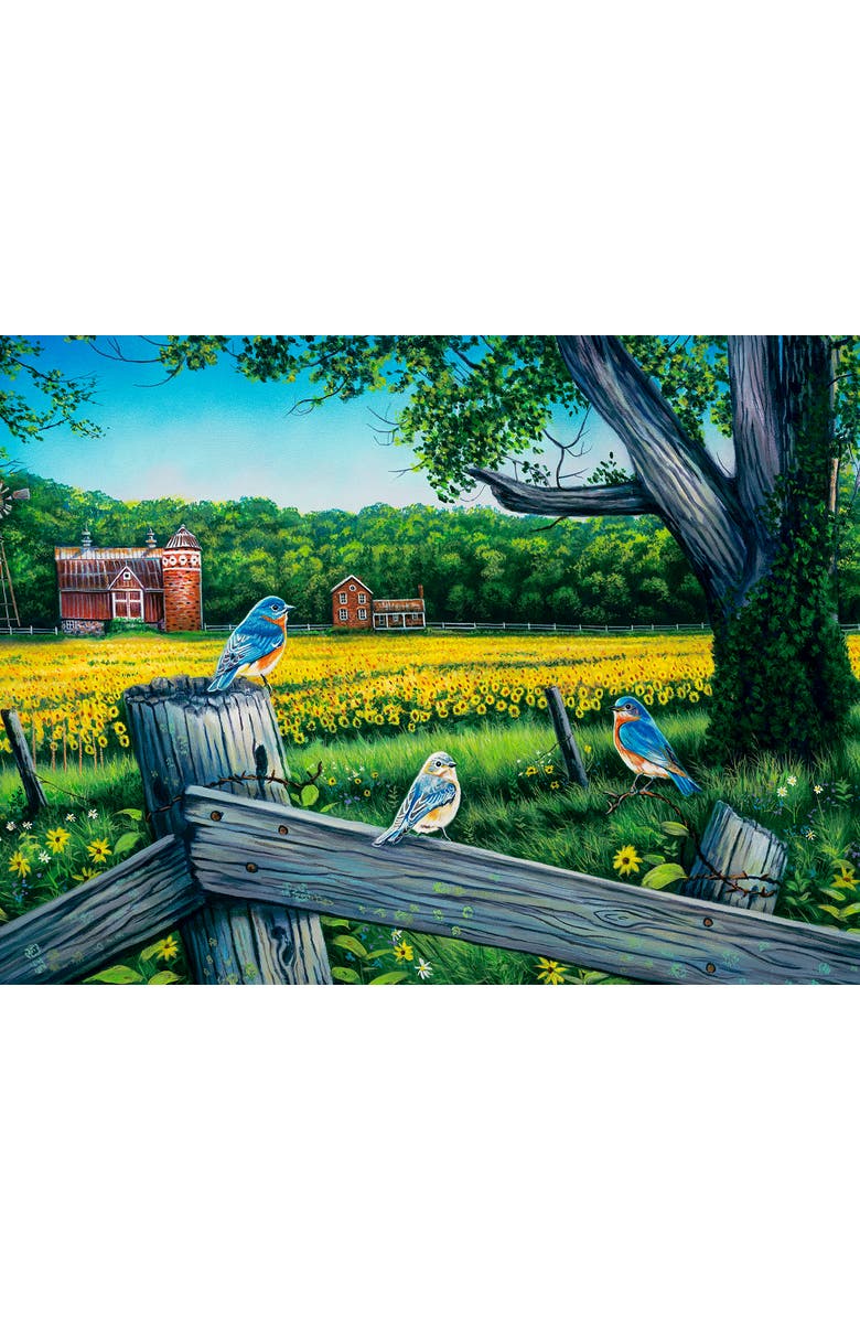 Sunsout Sunflower Valley Blues 500 piece Jigsaw Puzzle for Adults, Alternate, color, Multicolor
