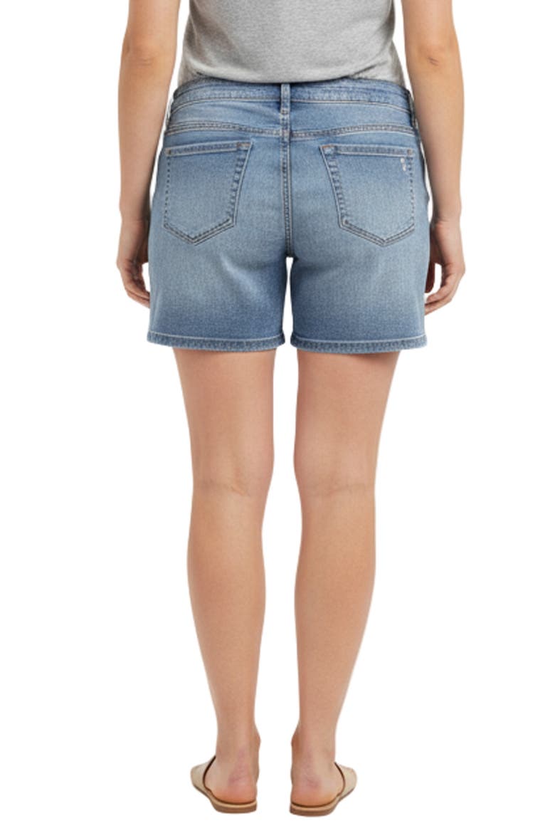 Side Vented Denim Shorts, Alternate, color, CALISTA